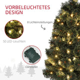 Künstlicher Weihnachtsbaum mit LED-Lichtern – 90 cm, dimmbar mit 8 Modi