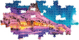 Clementoni Puzzle, 1000 Teile, NIGHT OVER LOFONTAINE, Panorama-Puzzle, 98 x 33 cm