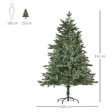 Künstlicher Weihnachtsbaum – 1,5 m mit realistischer Tannenform