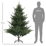 Weihnachtsbaum  180 cm Norwegische Fichte –  1046 Spitzen