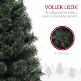 Künstlicher Weihnachtsbaum mit LED-Lichtern – 90 cm, dimmbar mit 8 Modi