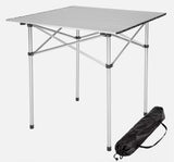 Einrollbarer Aluminium Campingtisch Rolltisch Klapptisch Falttisch Gartentisch klappbar und rollbar