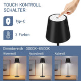 LED Lampe Esstisch Schreibtisch Nachttisch Gartentisch. Exklusiv. Touch-Funktion.