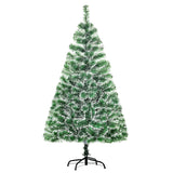 Künstlicher Weihnachtsbaum – 1,5 m, winterlicher Look, PET-Material, flammhemmend