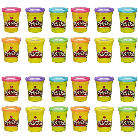 24x Hasbro - Play-Doh Regenbogenfarben