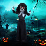 Halloween Dekoration Geisterpuppe 160 cm mit LED-Lichter Soundfunktion