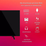 Telefunken Fernseher 50 Zoll (1,27 Meter) Smart TV 4K UHD Dolby Vision HDR Triple-Tuner HD+