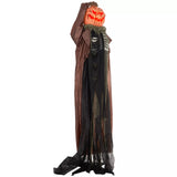 Halloween Dekoration Skelett-Kürbis 183 cm mit LED-Lichter Soundfunktion