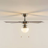 Deckenventilator mit Lampe. Rustikal. Gold. Vintage. Mit LED.