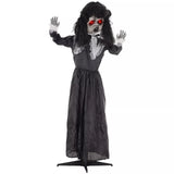 Halloween Dekoration Geisterpuppe 160 cm mit LED-Lichter Soundfunktion