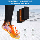 Heizbares Paar Socken mit 2 x Akku 4000 mAh. Nie mehr kalte Füße! Perfekt in der kalten Jahreszeit.