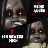 Halloween Geisterpuppe 83 cm mit Spezialeffekten und Soundfunktion