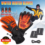 Handschuhe beheizbar mit 2 x 5000 mAh Akku. Für Skiurlaub, Motorrad. Im Winter in kalten Zeiten.