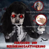 Halloween Dekoration Geisterpuppe 160 cm mit LED-Lichter Soundfunktion