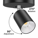 Objekt Büro Deckenstrahler Deckenleuchte GU10 schwenkbar mit LED-Strahlern. 1- bis 4-flammig. Schwarz oder weiß.