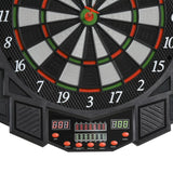 Dartscheiben-Set, LED Anzeige, Soundeffekte, 12 Darts 12 Dartköpfe für 8 Spieler