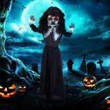 Halloween Dekoration Geisterpuppe 160 cm mit LED-Lichter Soundfunktion