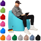 Sitzsack extra groß. XXXL 470 Liter Inhalt. Befüllt. Praktisch. Bequem.