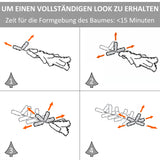 Künstlicher Weihnachtsbaum – 60 cm für Tisch und Regal